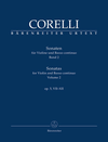 Barenreiter Corelli, Arcangelo (Hogwood): Sonatas  Op. 5 #7-11 Vol. 2 (violin & basso continuo) Barenreiter