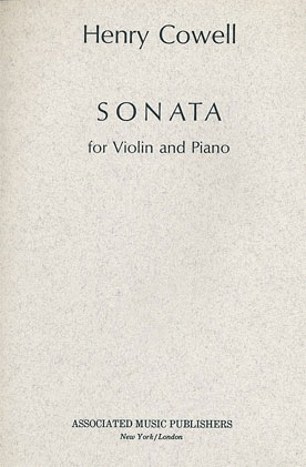 HAL LEONARD Cowell, Henry: Sonata (violin & piano)