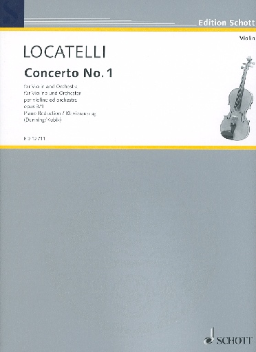 Locatelli, P.A.: Concerto Op.3 #1 in D major (violin & piano)