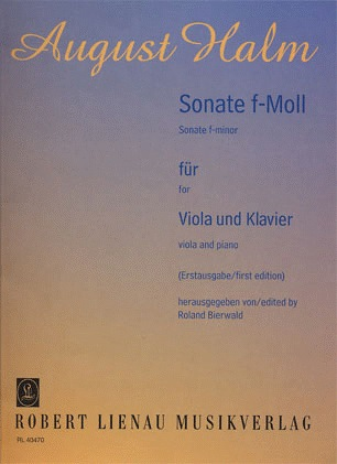 Halm, August: Sonata in f minor (viola & piano)