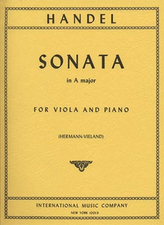 International Music Company Handel, G.F.: Sonata in A Major (viola & piano)