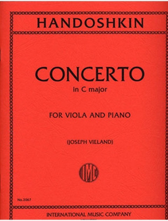 International Music Company Handoshkin, Ivan: Viola Concerto (Vieland)