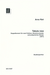 Carl Fischer Part, A.: (Score) Tabula Rasa (1977) (mixed ensemble)