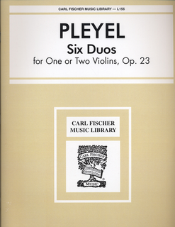 Carl Fischer Pleyel, I.: Six Duos Op.23 (2 violins)