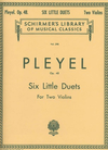 HAL LEONARD Pleyel, I.: Six Little Duets Op.48 (2 violins)
