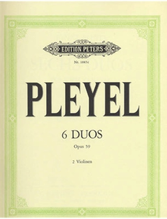 Pleyel, Ignaz: Six Duos, Op. 59 (2 violins)