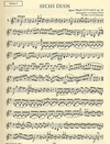 Pleyel, Ignaz: Six Duos, Op. 59 (2 violins)