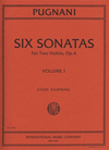 International Music Company Pugnani: Six Sonatas, Opus 4, Volume I for two violins
