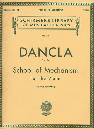 HAL LEONARD Dancla, Ch: School of Mechanism Op.74 (violin)