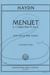 International Music Company Haydn, F.J. (Davis) : Menuet in C Major, Hob.VI, No.6 - TRANSCRIBED (viola & piano) International