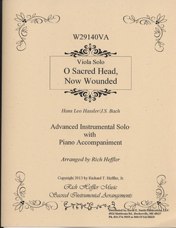 Hassler/Bach (Heffler): O Sacred Head, Now Wounded (viola & piano)