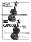 Carl Fischer Ranjbaran, Behzad: Six Caprices (2 violins)