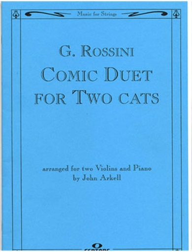 HAL LEONARD Rossini: Comic Duet for Two Cats (2 violins & piano)