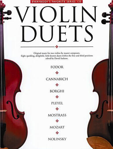 HAL LEONARD Sackson, D.: Everybody's Favorite Series: Violin Duets (2 violins)