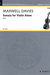 HAL LEONARD Davies, Maxwell : Sonata for Violin Alone