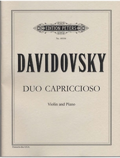 Davidovsky, Mario: Duo Capriccioso (violin & piano)