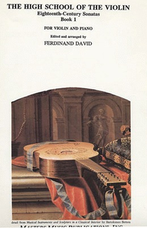 LudwigMasters David;The High School of the Violin 18th Century Sonatas Bk.1 (violin & piano)