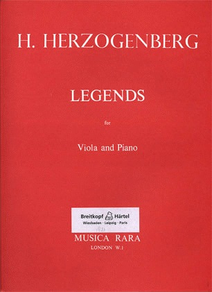 Herzogenberg, Heinrich von: Legends (viola & piano)