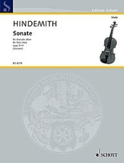 HAL LEONARD Hindemith, Paul: Solo Sonata Op31#4 (viola)