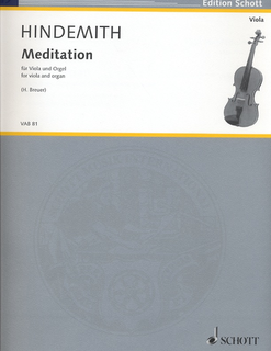 HAL LEONARD Hindemith, P. (Breuer, arr.): Meditation from Nobilissima Visione (viola and organ)