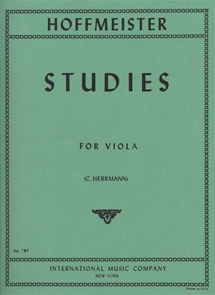 International Music Company Hoffmeister (Herrmann): Studies (viola) International