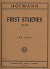 International Music Company Hofmann, Richard: First Studies (in the 1st position) Op.86 (viola)