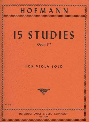 International Music Company Hofmann, Richard: 15 Studies Op.87 (viola)