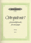 C.F. Peters Seling: Wer Spielt Mit?-Who Plays Along? Vol.3 (2 violins)