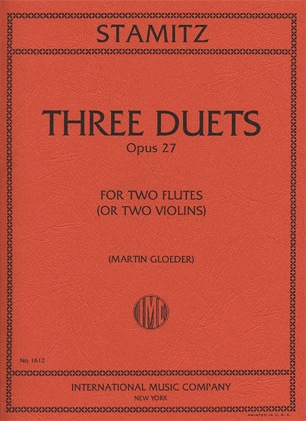 International Music Company Stamitz, Carl: Three Duets Op.27 (2 violins)