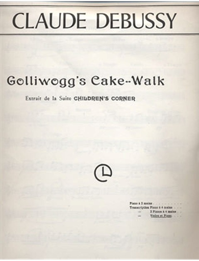 HAL LEONARD Debussy, Claude: Golliwogg's Cake Walk (violin & piano)