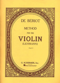 HAL LEONARD De Beriot, C.A. (Lehmann): Method for the Violin, Volume I (violin)