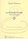 HAL LEONARD Debussy (Roques): La Plus Que Lente (violin & piano) Durand