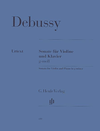 HAL LEONARD Debussy (Heinemann): Sonata for Violin & Piano - URTEXT (violin & piano) Henle