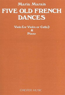 HAL LEONARD Marais, M: 5 Old French Dances (violla, or violin, or cello & piano)