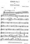 HAL LEONARD Martinu, B. : Sonata No. 3 (Violin & Piano)