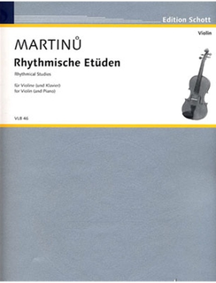 HAL LEONARD Martinu, B.: Rhythmical Studies (Rhythmische Etuden) (violin)