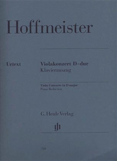 Hoffmeister, A. (Ronge, ed.): Concerto in D, urtext (viola & piano)
