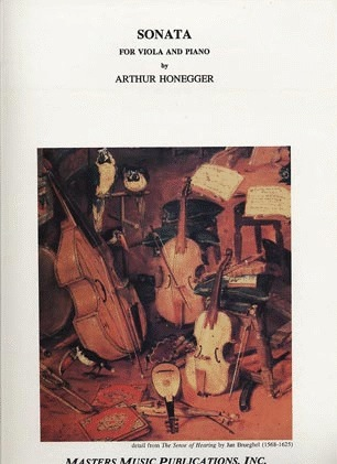LudwigMasters Honegger, Arthur: Sonata for Viola and Piano