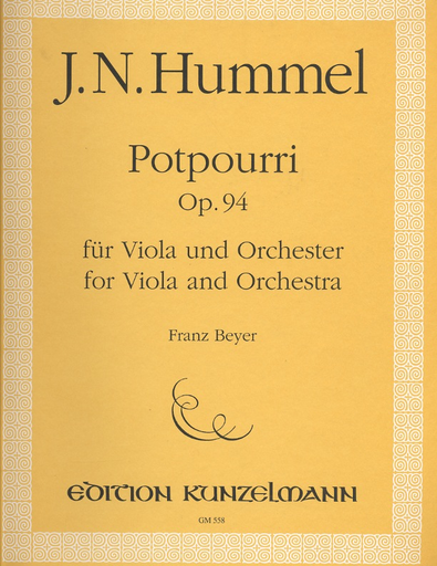 Hummel, J.N.: Potpourri Op.94 (viola & piano)