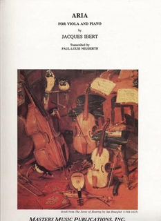 LudwigMasters Ibert, Jacques: Aria (viola & piano)