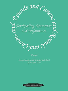 Starr, William: Rounds and Canons for Violin Ensemble