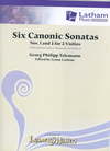 LudwigMasters Telemann: Six Canonic Sonatas Nos. 1 & 2 (2 violins) Ludwig Masters