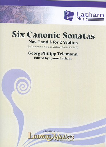 LudwigMasters Telemann: Six Canonic Sonatas Nos. 1 & 2 (2 violins) Ludwig Masters