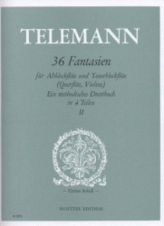 Telemann, G.P.: 36 Fantasias in 4 Volumes- Vol.2 #9-18 (2 violins)(flute & violin)