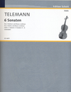 HAL LEONARD Telemann (Kolneder): 6 Sonatas, Vol.2, Nos.4-6 (2 violins & basso continuo)