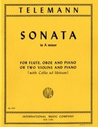 International Music Company Telemann, G.P.: Sonata in a minor (2 violins & piano, Optional cello)