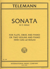 International Music Company Telemann, G.P.: Sonata in c minor (2 violins & piano, Optional cello)