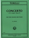 International Music Company Torelli, Giuseppe: Concerto Op.8 (2 violins & piano)