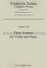 HAL LEONARD Delius, F.: Three Sonatas (Violin & Piano)
