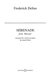 HAL LEONARD Delius, F.: Serenade from Hassan (violin & piano)